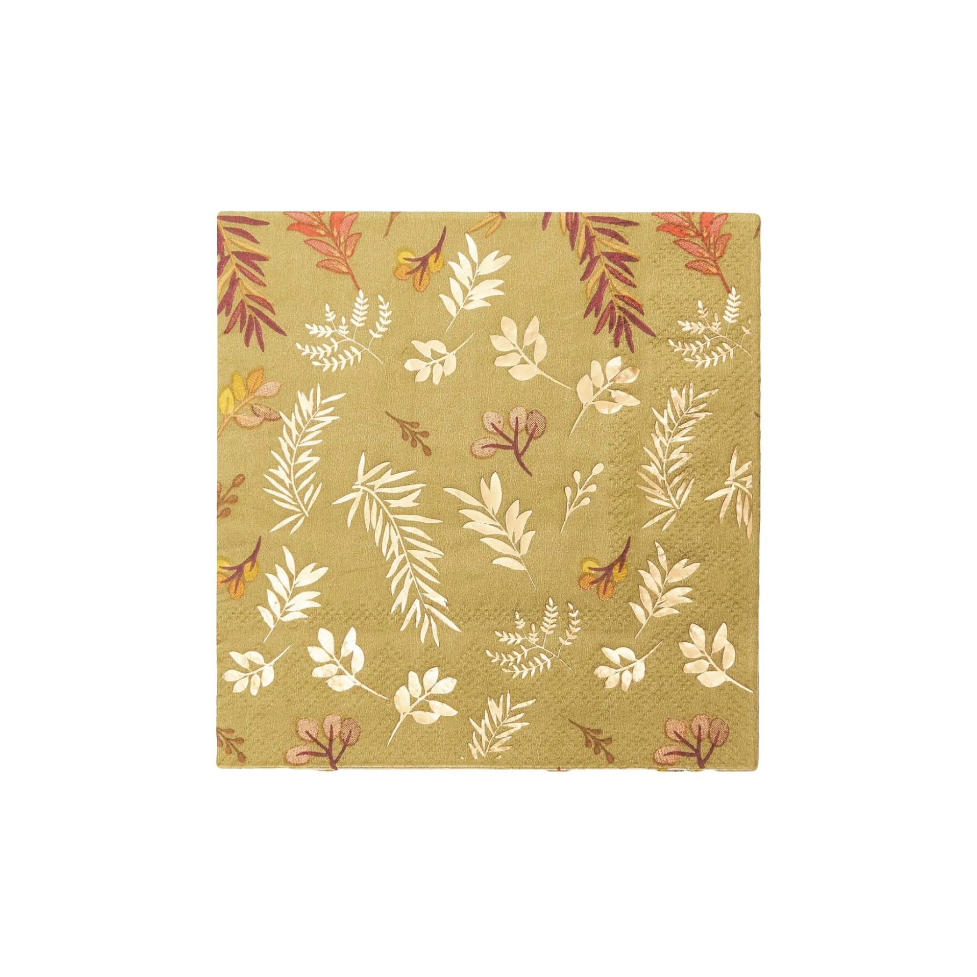 Green Harvest Dessert Napkins 20ct