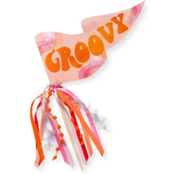 Groovy Party Pennant Flag