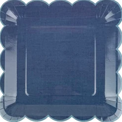 Hamptons Blue Denim Dinner Plates 8ct