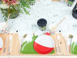 Happy Camper Adventure Map Paper Table Runner