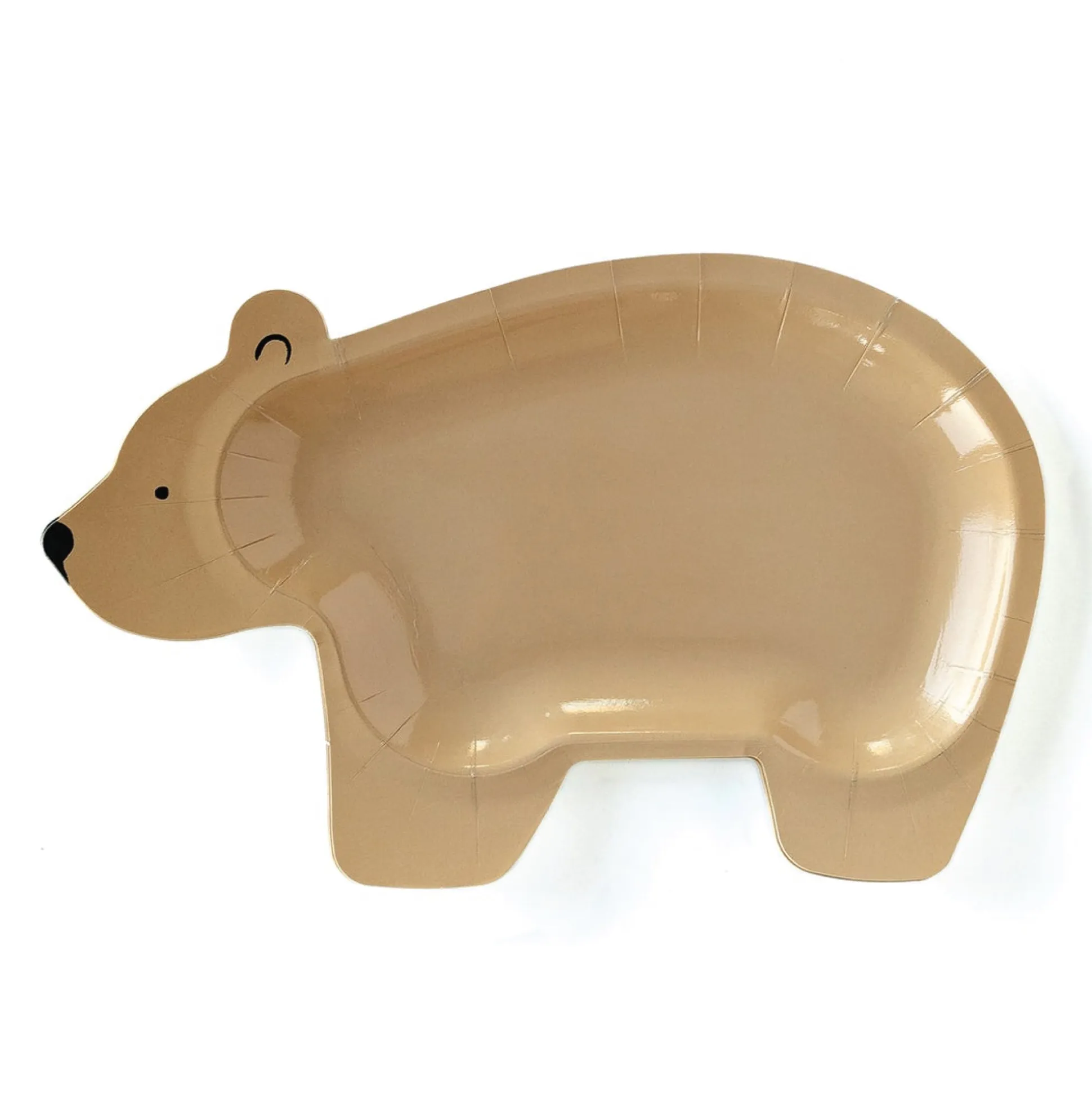 Happy Camper Brown Bear Dessert Plates 8ct