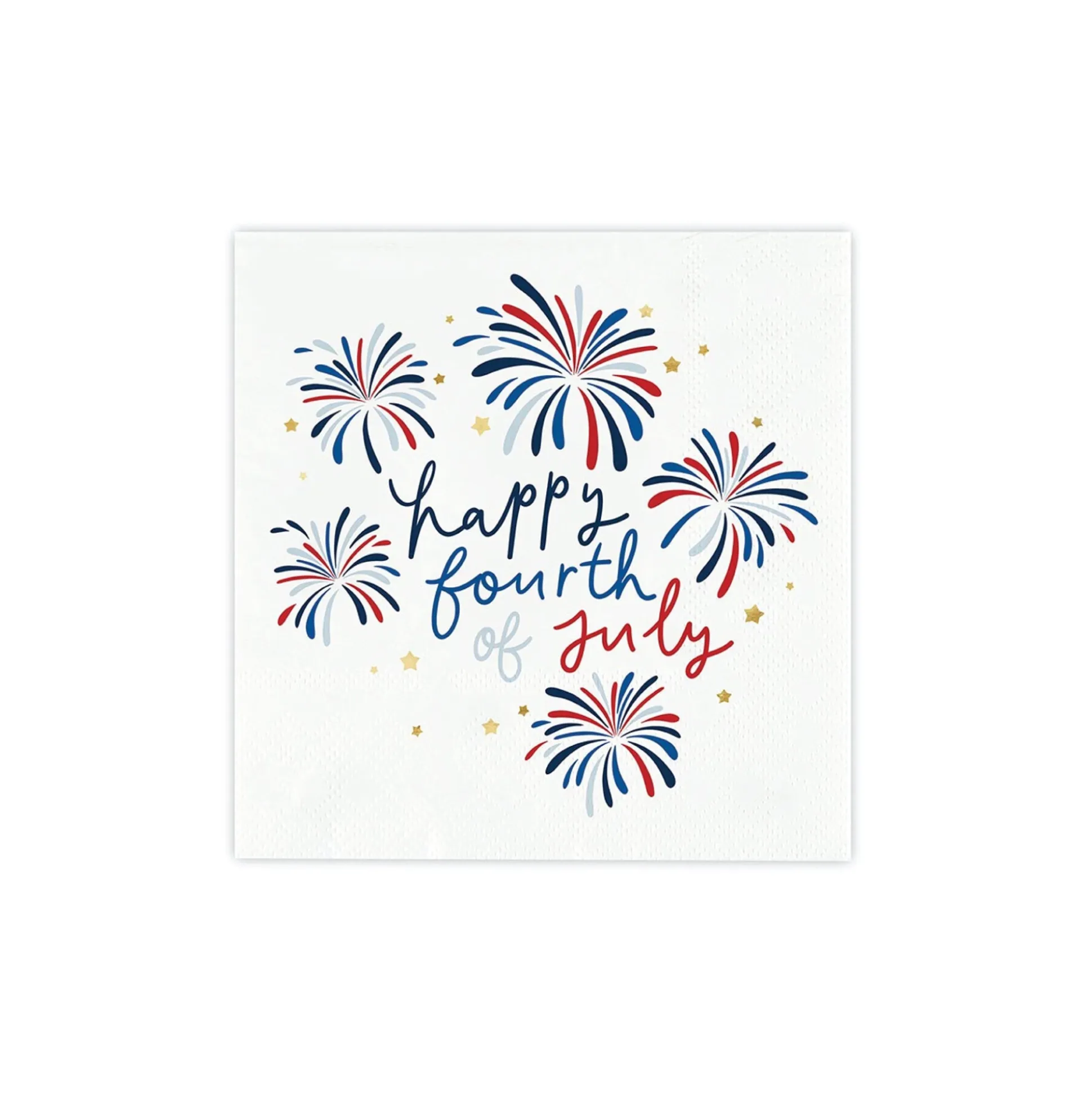 Happy Fourth of July Dessert Napkins 20ct