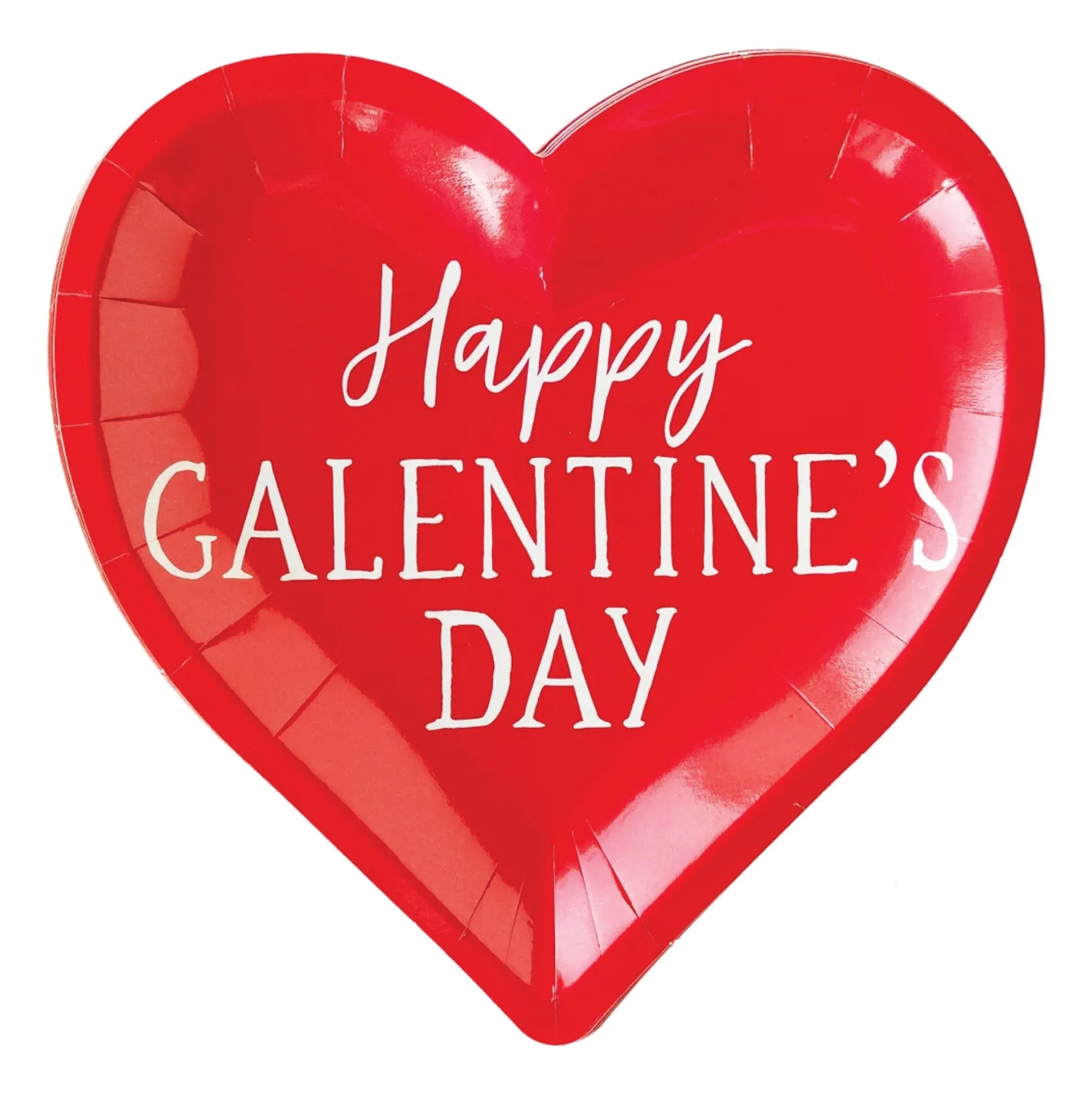 Happy Galentine's Day Heart Dessert Plates 8ct
