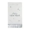 Happy New Year Fringe Paper Guest Towels 18ct