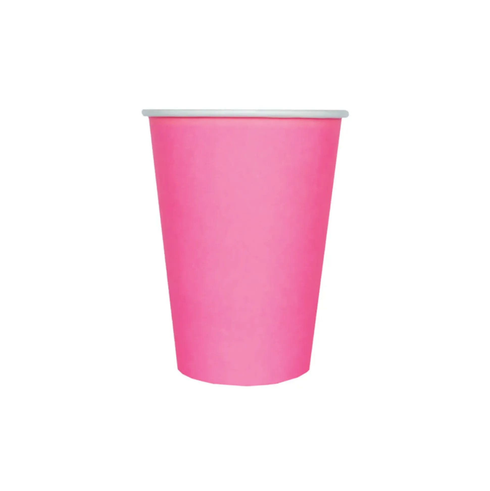 Hot Pink Paper Cups 8ct