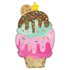 Ice Cream Sundae Cone Foil Balloon 30in