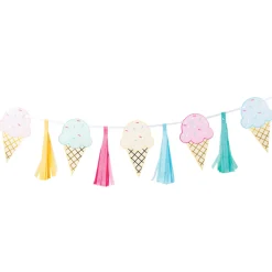 Ice Cream Tassel Banner 6.4ft