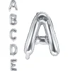 14in Air-Filled Silver Letter Balloon