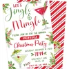 Jingle & Mingle Christmas Party Invitation