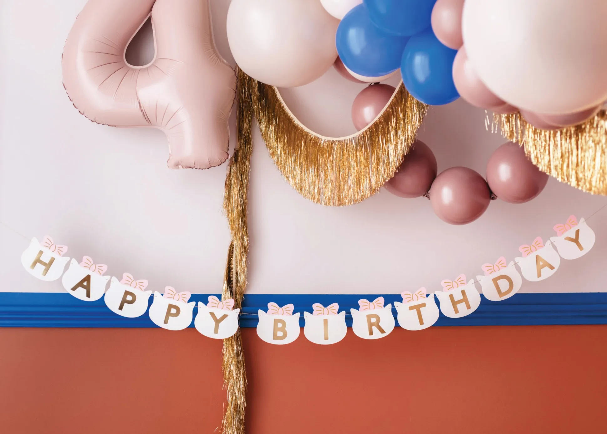 Kitty Cat Birthday Banner 6ft