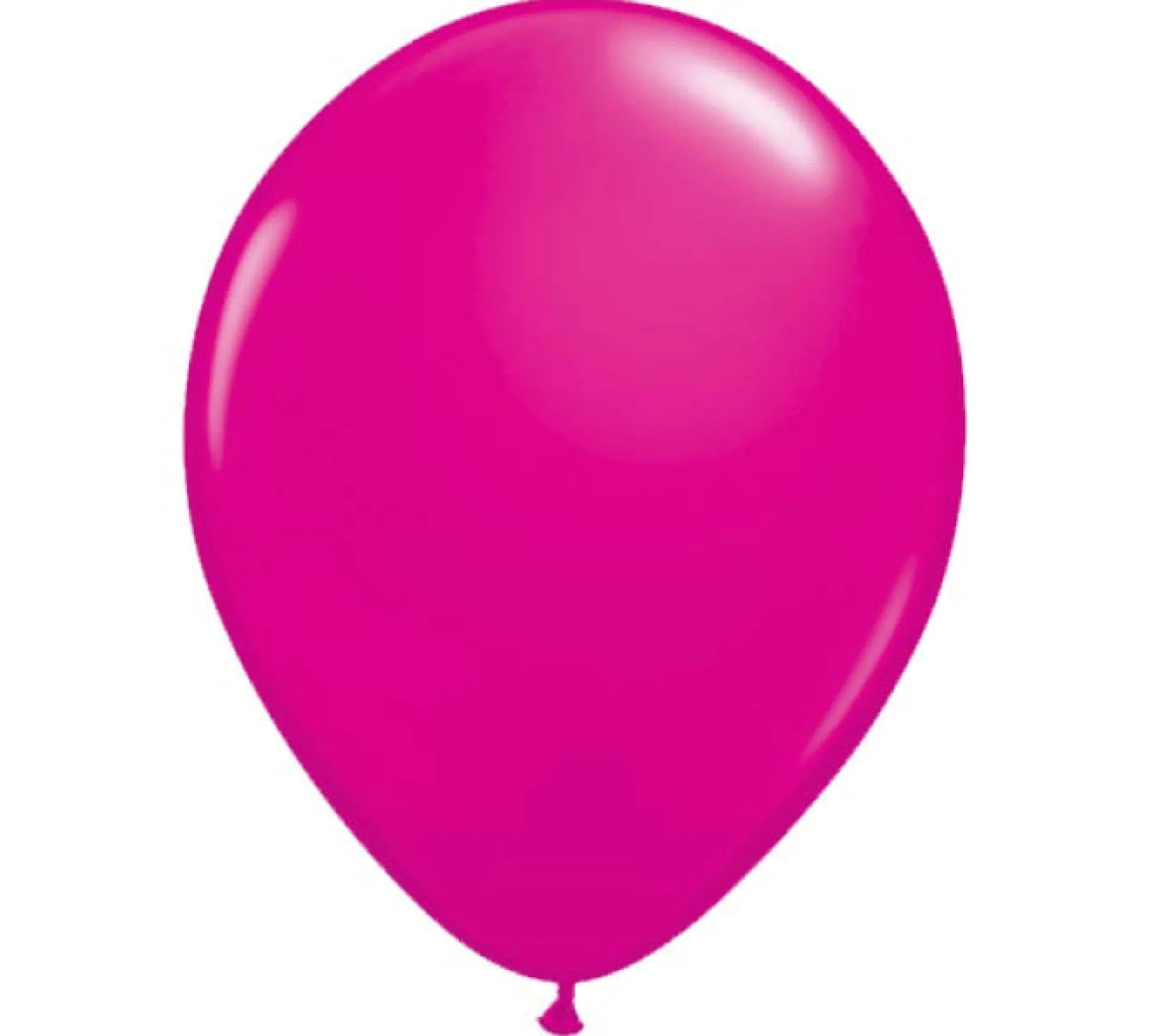 11" Latex Balloons Pack of 6 - Choose Your Color