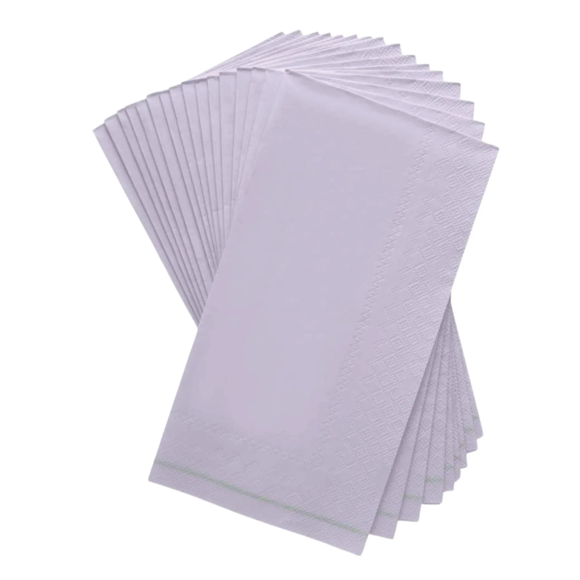 Lavender & Silver Stripe Paper Guest Towels 16ct