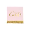 Let Them Eat Cake Fringed Dessert Napkins 20ct