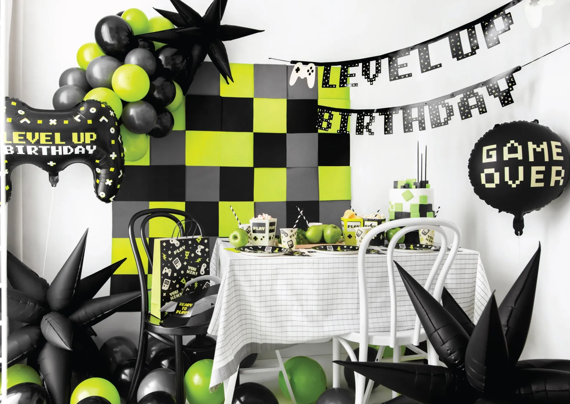 Level Up Birthday Banner 8ft