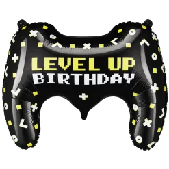 Level Up Birthday Controller Foil Balloon 25.5in