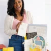 Library Card Paper Guest Towels 24ct