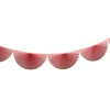 Light Pink Bunting Fan Garland 10ft
