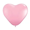 Light Pink Heart Latex Balloons 11in