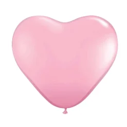 Light Pink Heart Latex Balloons 11in