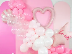 Light Pink Open Heart Balloon Frame 29in