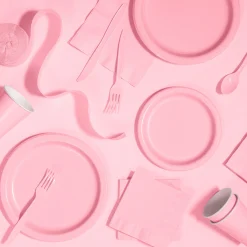 Light Pink Paper Dessert Napkins 20ct