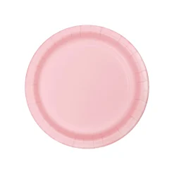 Light Pink Paper Dessert Plates 8ct