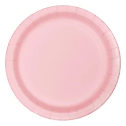 Light Pink Paper Lunch Plates 8ct