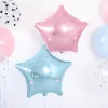 Light Pink Star Foil Balloon 19in