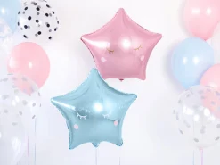 Light Pink Star Foil Balloon 19in