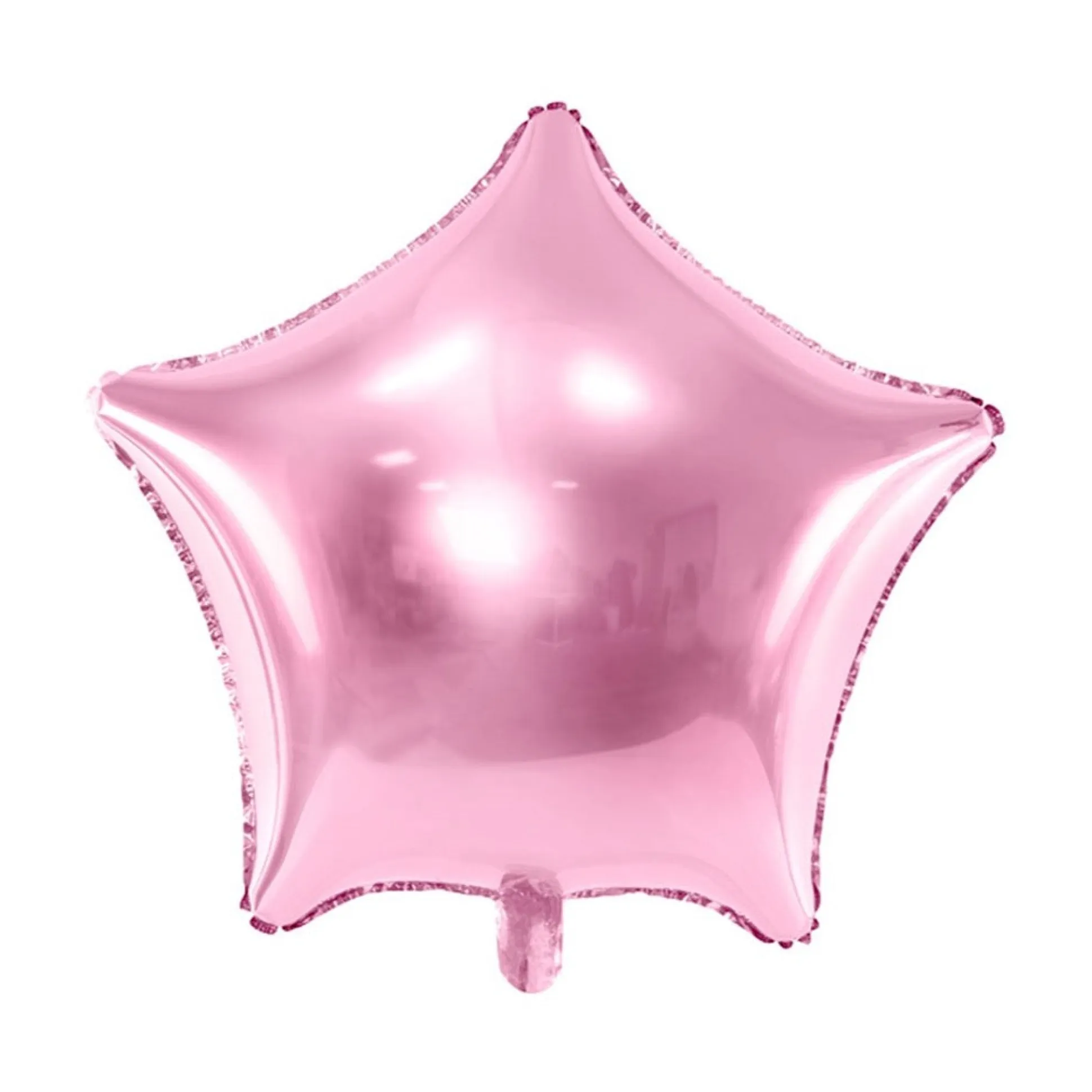 Light Pink Star Foil Balloon 19in