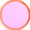 Light Purple & Coral Colorblock Dinner Plates 8ct