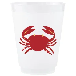 Lobster + Crab Plastic Cups 8ct