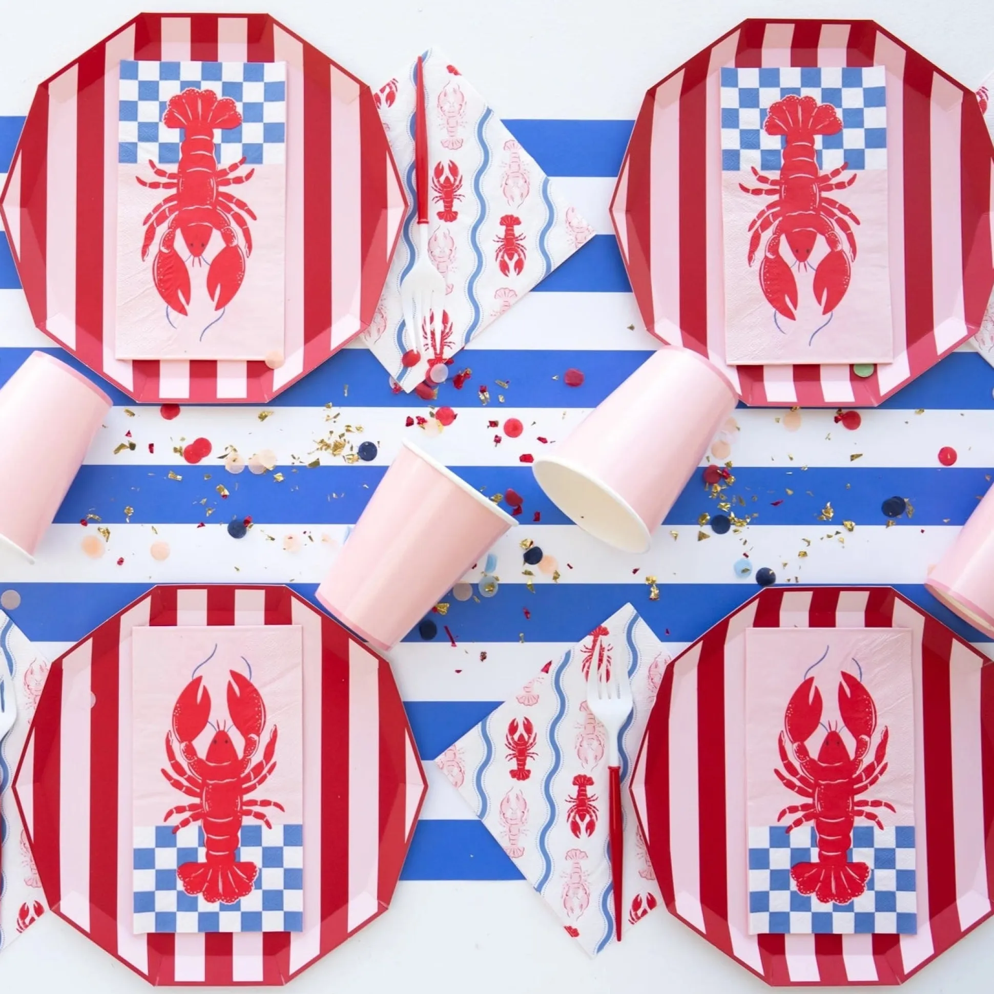 Lobster Dessert Plates 8ct