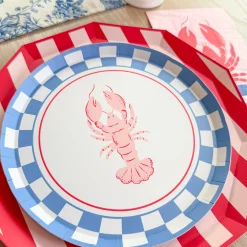 Lobster Dessert Plates 8ct