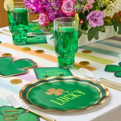 Lucky Clover St. Patrick's Day Dessert Napkins 16ct