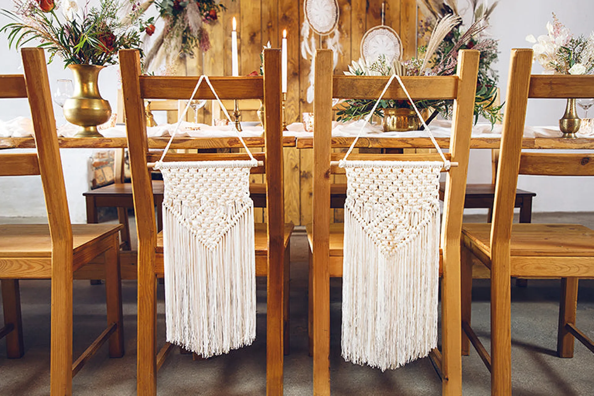 Macrame Chair Back