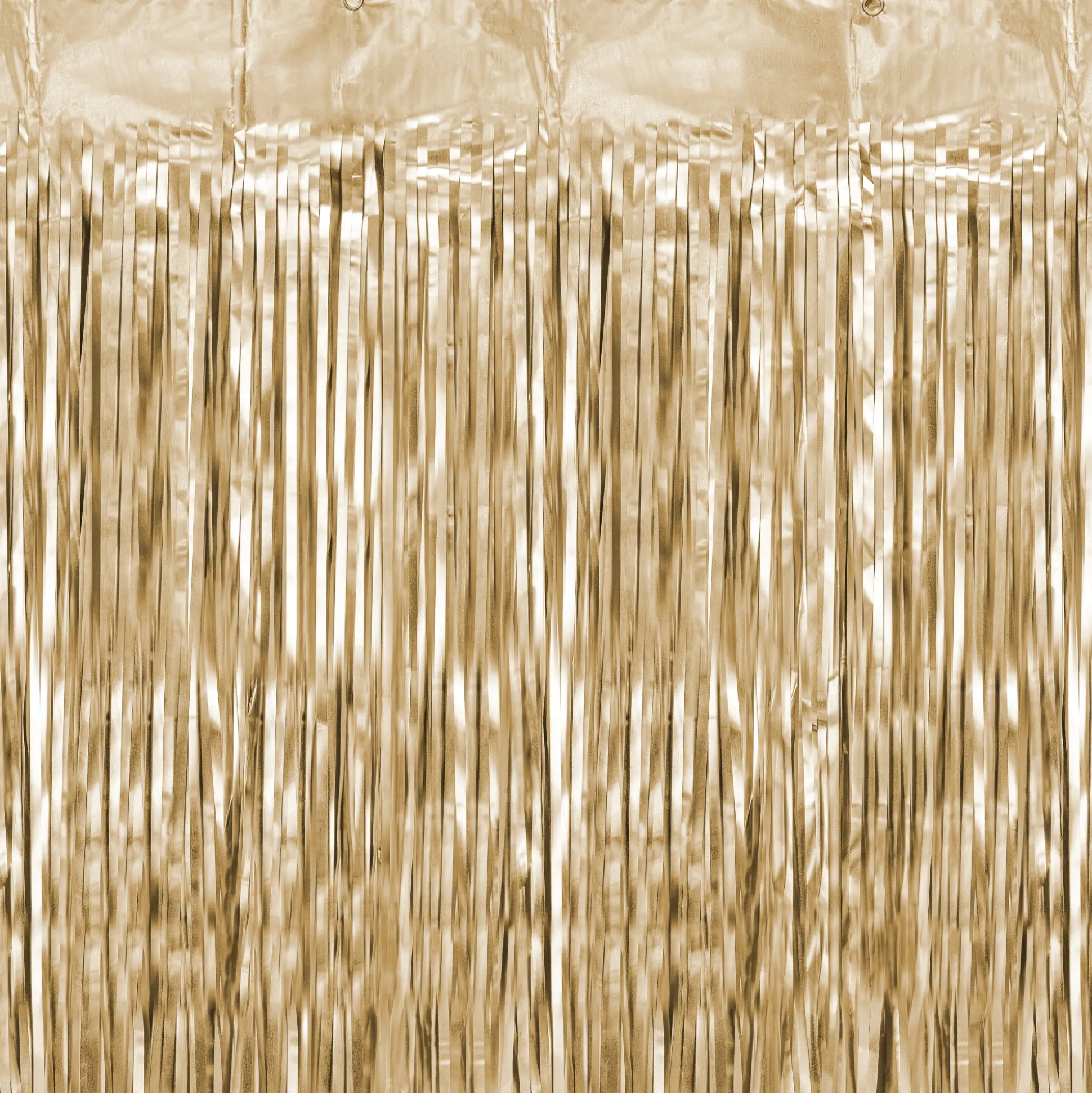 Matte Gold Fringe Curtain