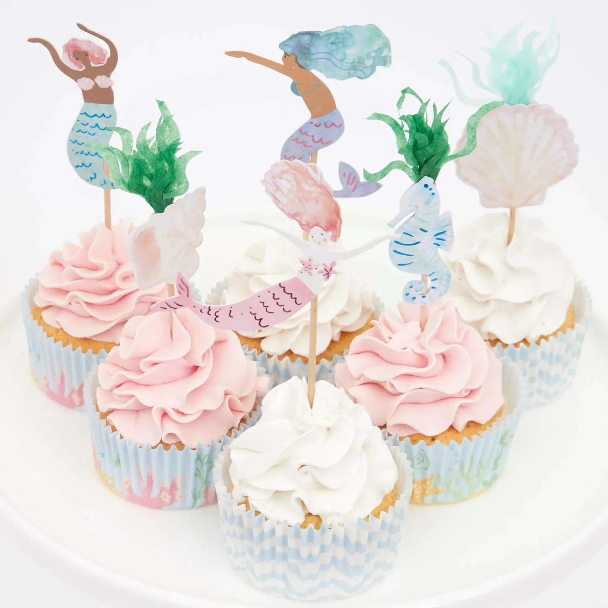 Mermaid Cupcake Decorating Kit 24ct