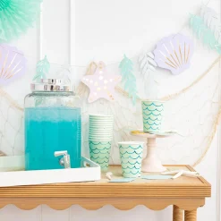 Mermaid Shells & Seaweed Garland 5ft