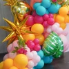 Metallic Gold Pineapple Foil Balloon 25in