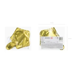 Metallic Gold Star 4in Balloons 25ct