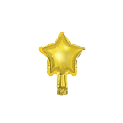 Metallic Gold Star 4in Balloons 25ct