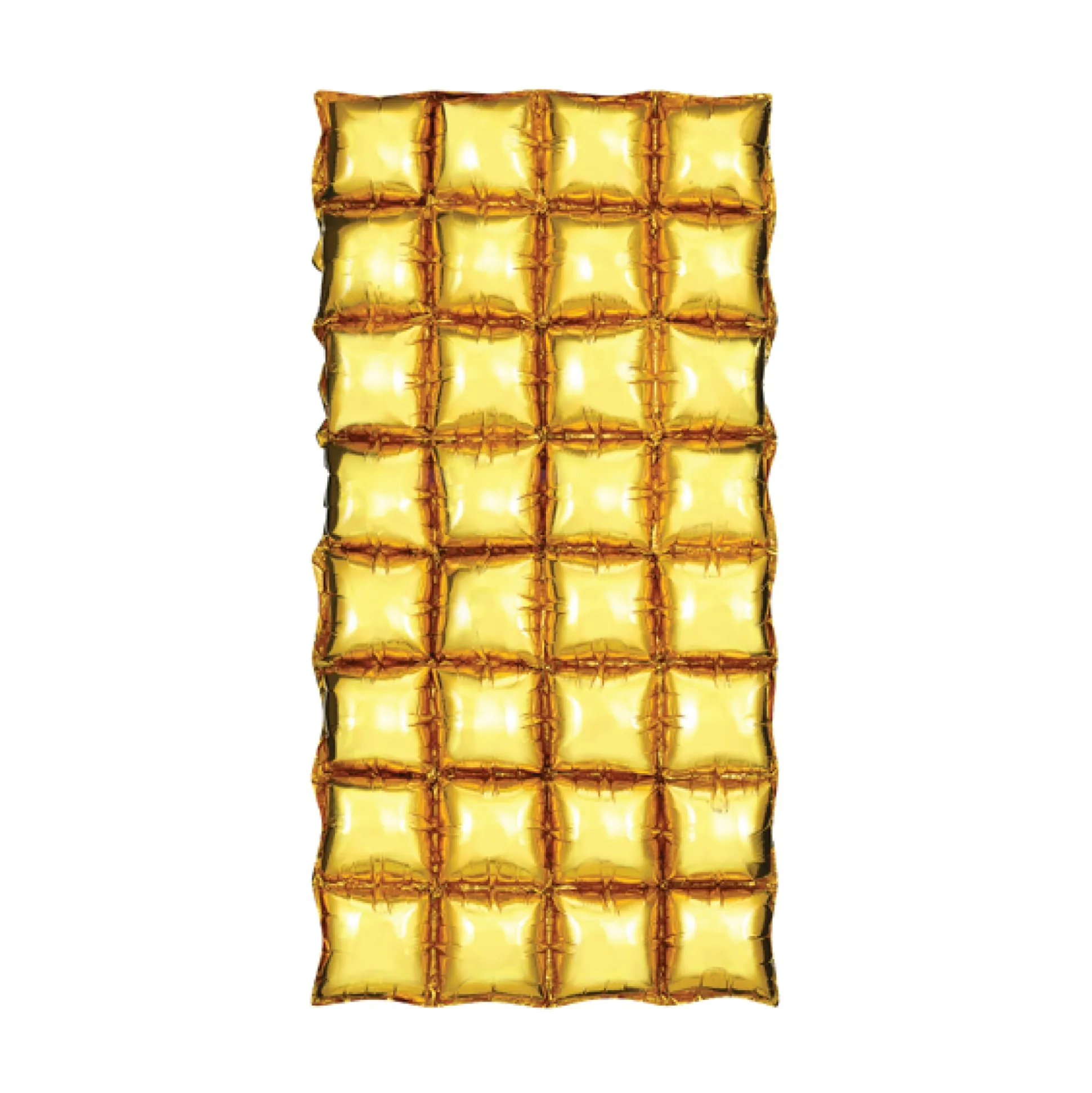 Metallic Gold Waffle Balloon Wall Panel