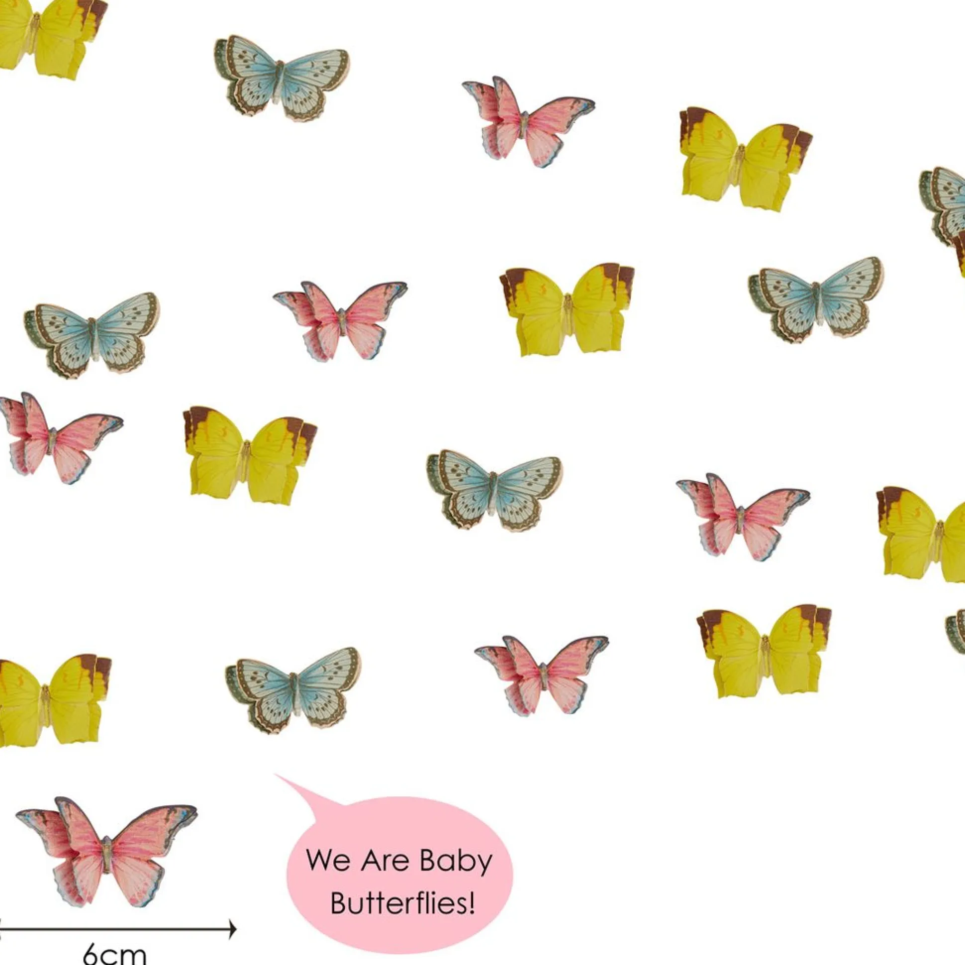 Mini Butterfly Garland Decoration 16ft