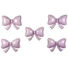 Mini Pink Bow Foil Balloons 9in 5ct