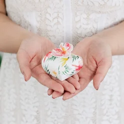 Mini Tropical Floral Favor Boxes 10ct