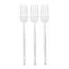 Modern Silver Plastic Forks 20ct