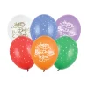 Multicolor Happy Birthday Balloon Bouquet 6ct