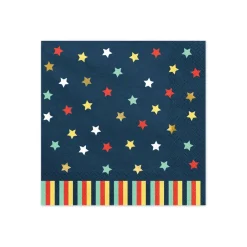 Multicolor Stars Lunch Napkins 12ct