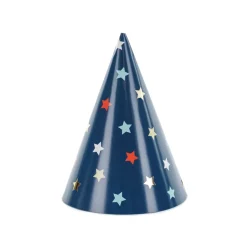 Multicolor Stars Party Hats 6ct